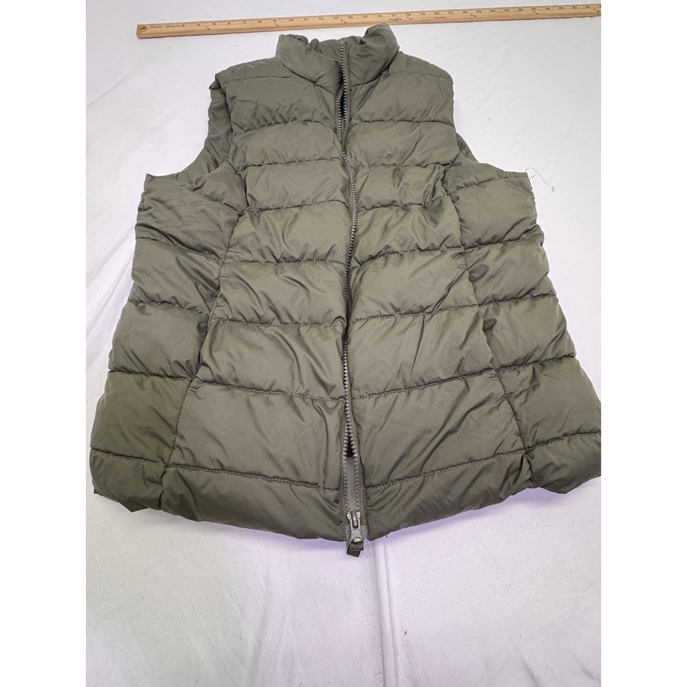 dip‎ Puffer Vest  Down Filled Size Medium Hunter Green Hiking Hunting Walking